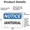 Signmission Janitorial, 10 in W x Rectangle, Vinyl Decal OS-2PACK-NS-D-710-L-13752 - alternate 4